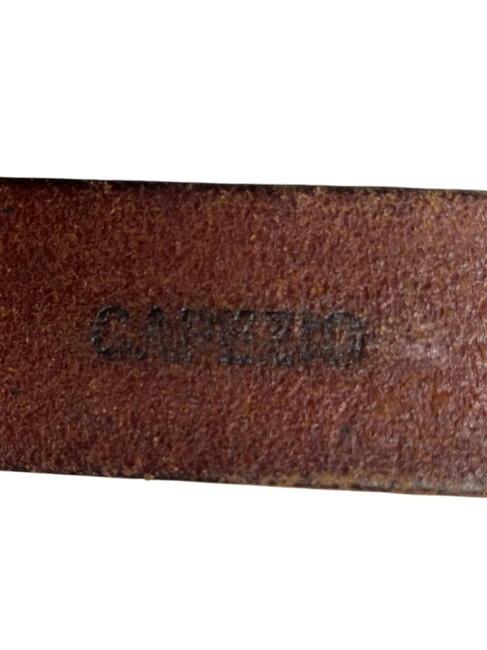 Vintage 70s Cow Leather Brown Belt Men's 29